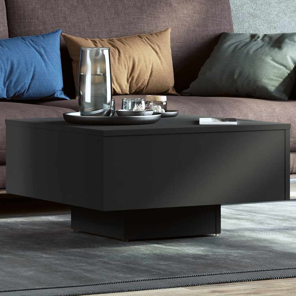 Schwarzer Couchtisch 60x60 cm