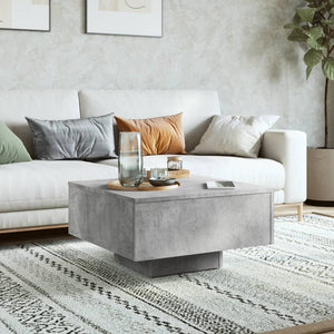 Betongrauer Couchtisch 60x60 cm