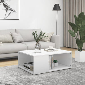 Weißer Couchtisch 90x67 cm