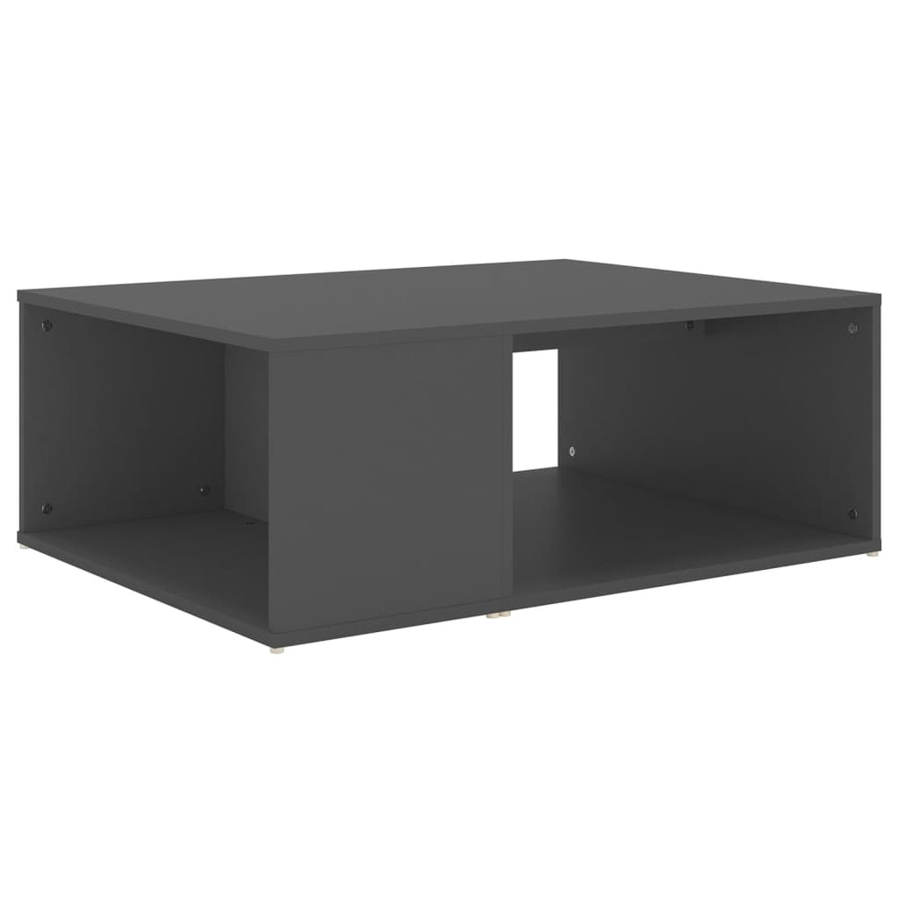 vidaXL Table basse gris 90x67x33 cm Bois d'ingénierie