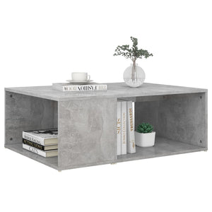 Betongrauer Couchtisch 90x67 cm