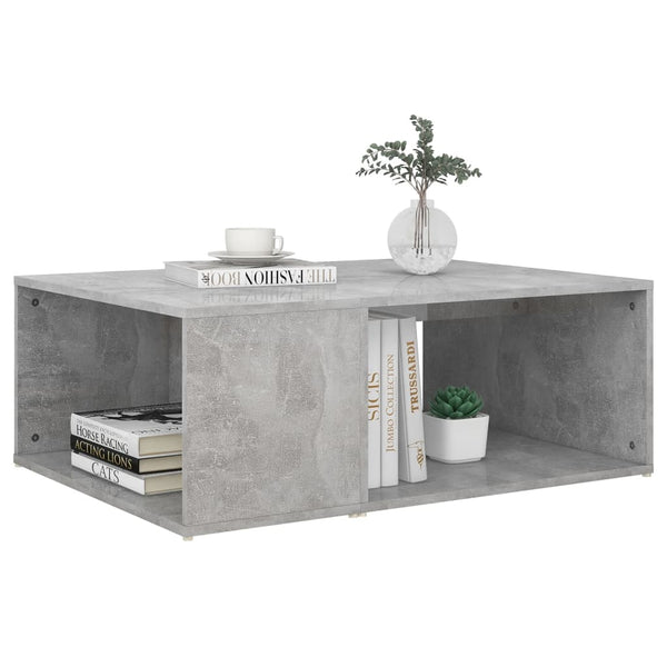 Betongrauer Couchtisch 90x67 cm