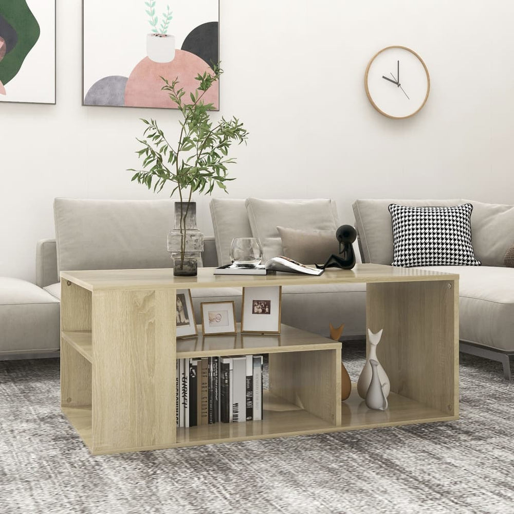 Sonoma Eiche Couchtisch 100x50 cm