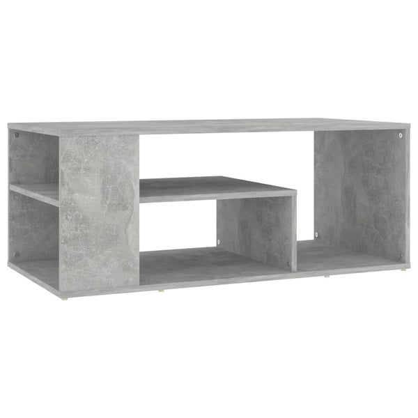 Betongrau Couchtisch 100x50 cm