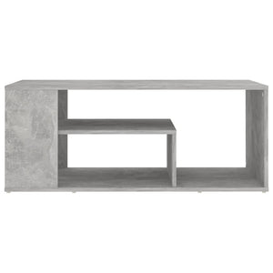 Betongrau Couchtisch 100x50 cm