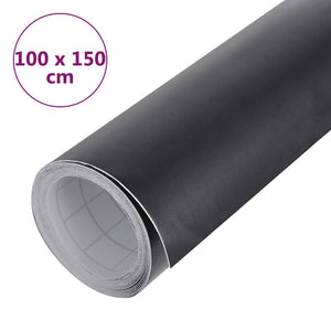 Matte Schwarze Autofolie 100x150cm