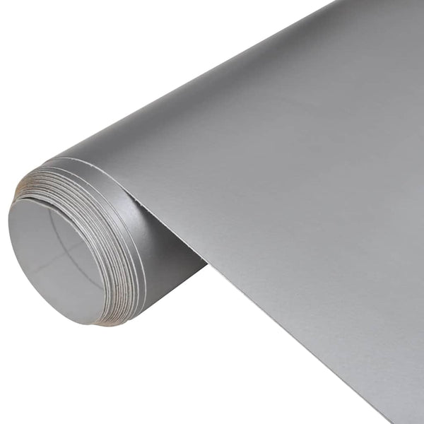 Auto Folie Matt Silber 100x150cm 2er Set