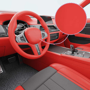 Matte Rot Autofolie Set, 2-teilig