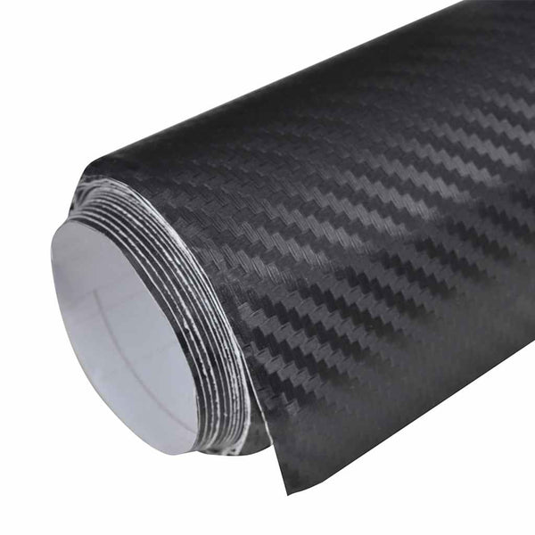 3D Autofolien Set Schwarz 100x150 + 50x150 cm
