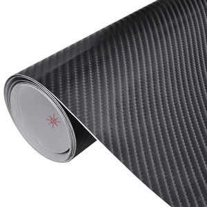 4D Autofolien Schwarz 100x150 cm, 2 Stk.