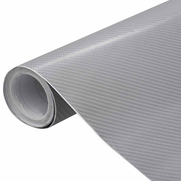 4D Silber Autofolie 100x150 cm
