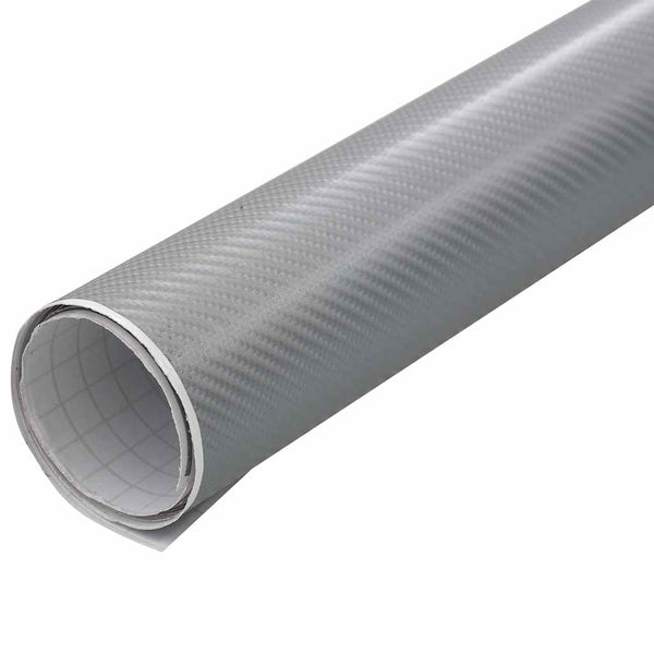 4D Silber Autofolie 100x150 cm