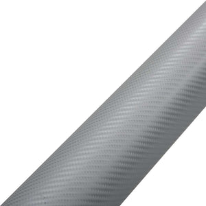 4D Silber Autofolie Set, 100x150 & 50x150 cm