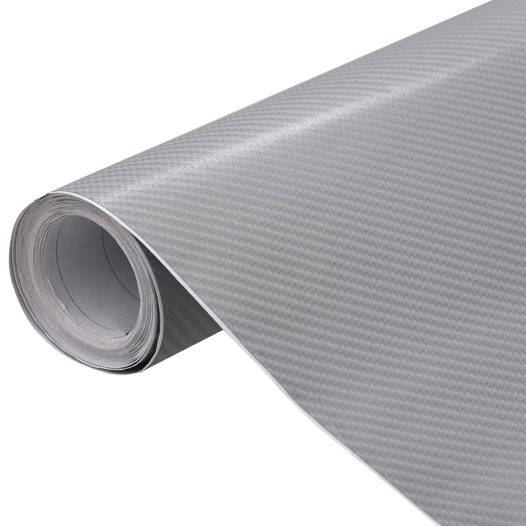 4D Silber Autofolien 100x150 cm, 2 Stk.