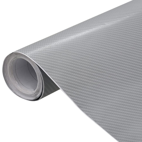 4D Silber Autofolien 100x150 cm, 2 Stk.