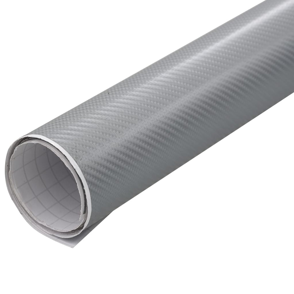 Autofolien 2 Stk. 4D Silber 100x150 cm