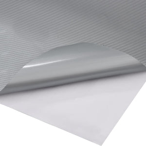 4D Silber Autofolien 100x150 cm, 2 Stk.