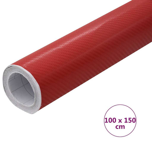 4D Autofolie Rot 100x150 cm
