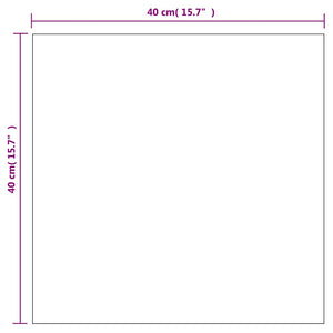 Wandspiegel mit LED-Beleuchtung Quadratisch Glas