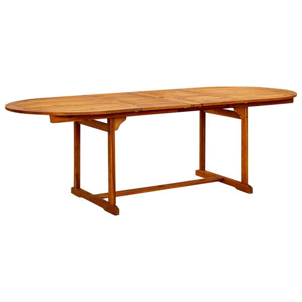 9-tlg. Garten-Essgruppe Massivholz Akazie 160-240 cm