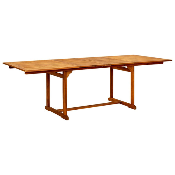 9-tlg. Garten-Essgruppe Massivholz Akazie 160-240 cm