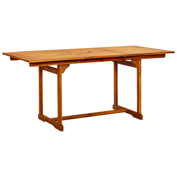 5-tlg. Garten-Essgruppe Massivholz Akazie 120-170 cm
