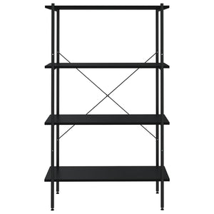 vidaXL Étagère à 4 niveaux noir 80x40x130 cm