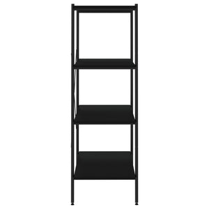 vidaXL Étagère à 4 niveaux noir 80x40x130 cm