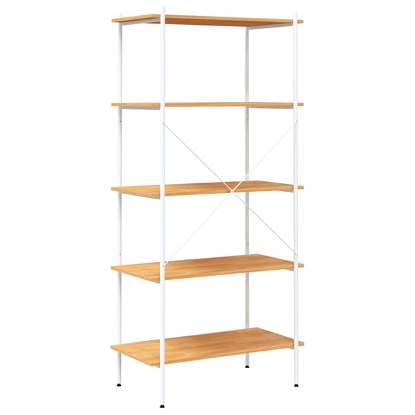 Weißes Bücherregal mit 5 Böden