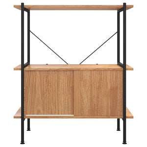 Regal mit Schrank, 80x40x92 cm