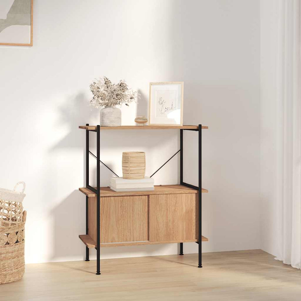 Regal mit Schrank, 80x40x92 cm