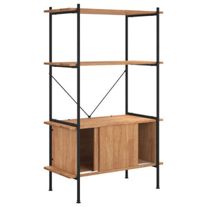 Regal mit Schrank, 80x40x130 cm