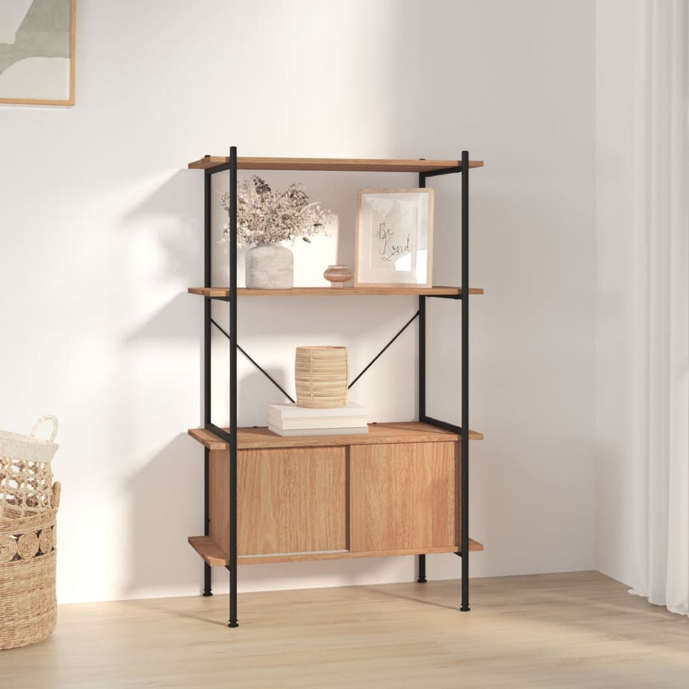Regal mit Schrank, 80x40x130 cm
