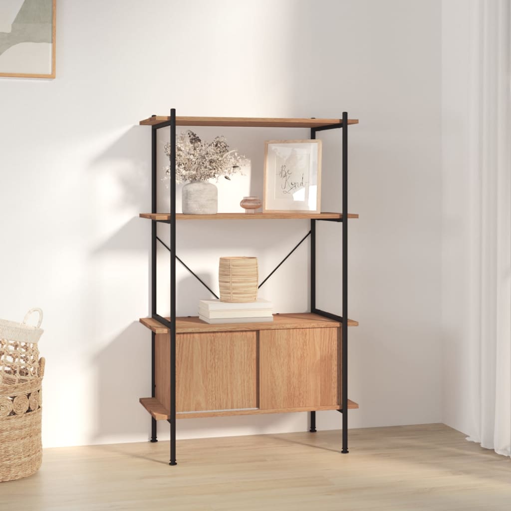 Regal mit Schrank, 80x40x130 cm