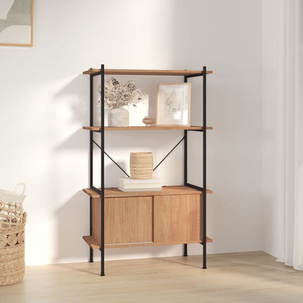 Regal mit Schrank, 80x40x130 cm