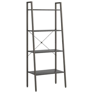 Schwarzes Standregal mit 4 Böden