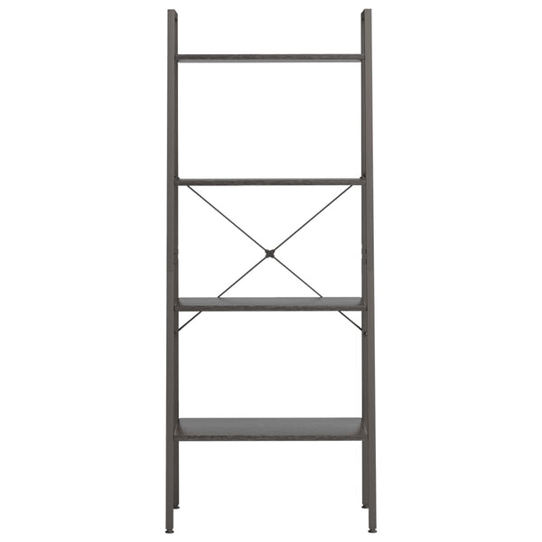 Schwarzes Standregal mit 4 Böden