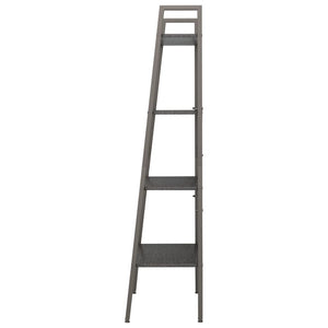Schwarzes Standregal mit 4 Böden