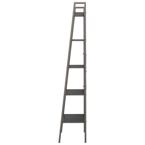 Schwarzes Standregal mit 5 Böden