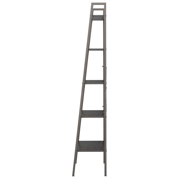 Schwarzes Standregal mit 5 Böden