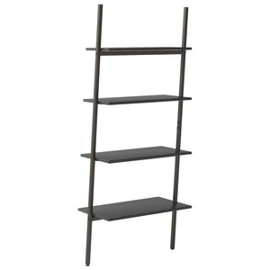 vidaXL Étagère échelle à 4 niveaux Noir 64x34x150,5 cm