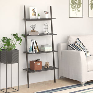 vidaXL Étagère échelle à 4 niveaux Noir 64x34x150,5 cm