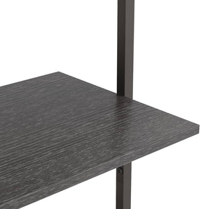 vidaXL Étagère échelle à 5 niveaux noir 64x35x185 cm