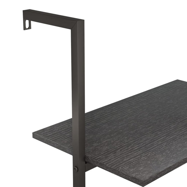 vidaXL Étagère échelle à 5 niveaux noir 64x35x185 cm