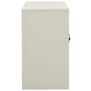 Büroschrank Hellgrau Stahl 90x40x70cm