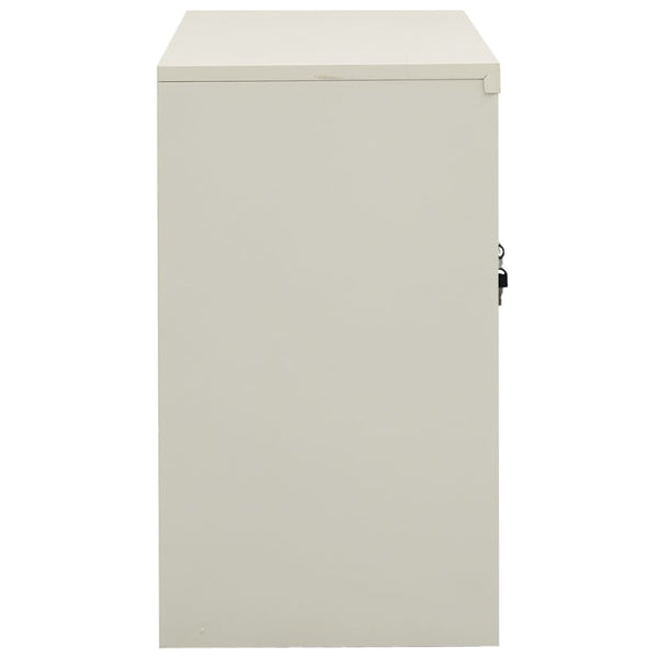 Büroschrank Hellgrau Stahl 90x40x70cm