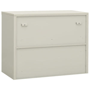 Büroschrank Hellgrau Stahl 90x40x70cm