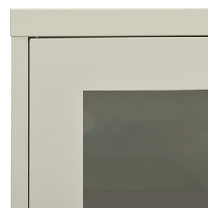 Büroschrank Hellgrau Stahl 90x40x70cm