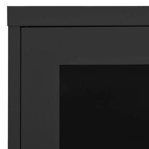 vidaXL Armoire de bureau anthracite 90x40x70 cm acier