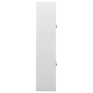 Büroschrank Hellgrau Stahl 90x40x180cm